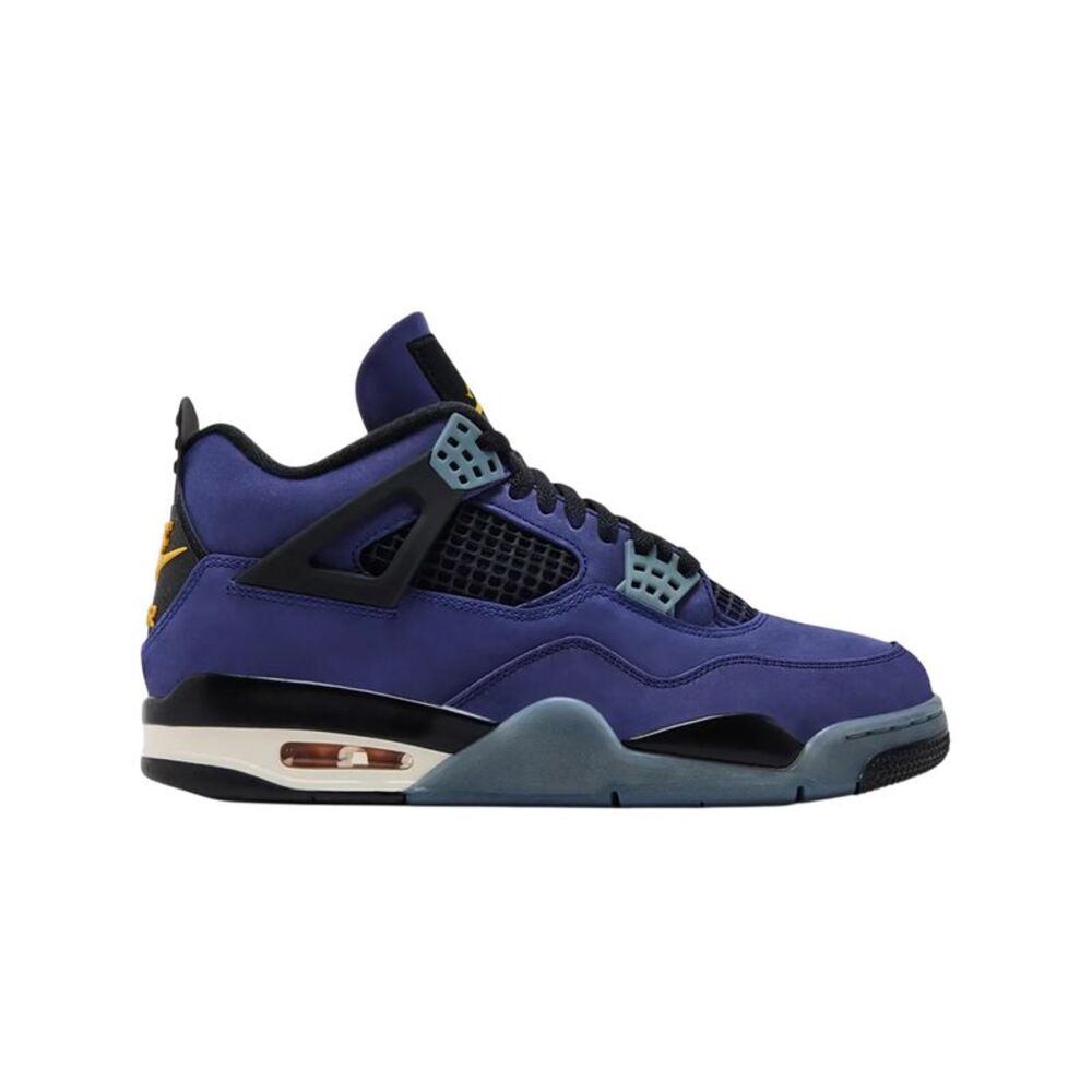 Jordan 4 Retro Lifestyle Sneakers Lakers Mens Purple FV5029